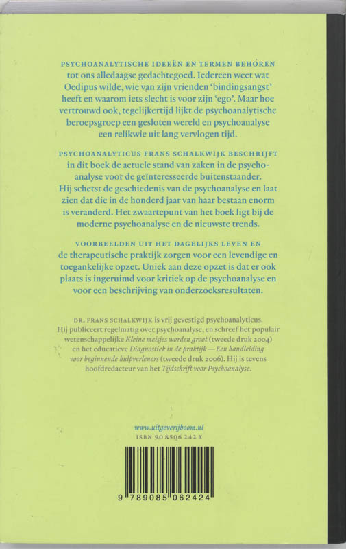 Dit is psychoanalyse achterkant