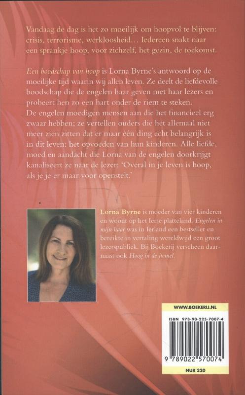 Een boodschap van hoop achterkant