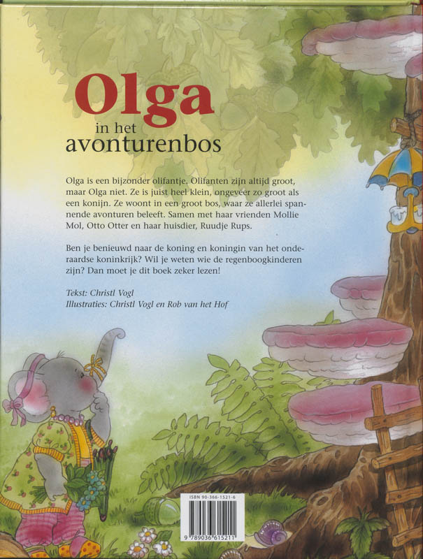 Olga in het avonturenbos achterkant