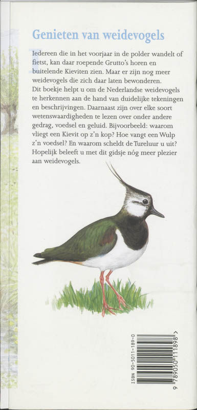 In Beeld 1 - Weidevogels in beeld achterkant