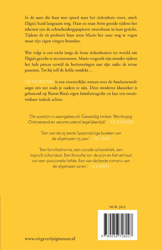 De woestijn achterkant