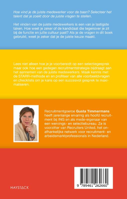 199 vragen voor een succesvol selectiegesprek / 199 vragen achterkant