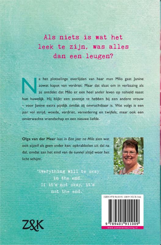 Een jaar na Milo achterkant