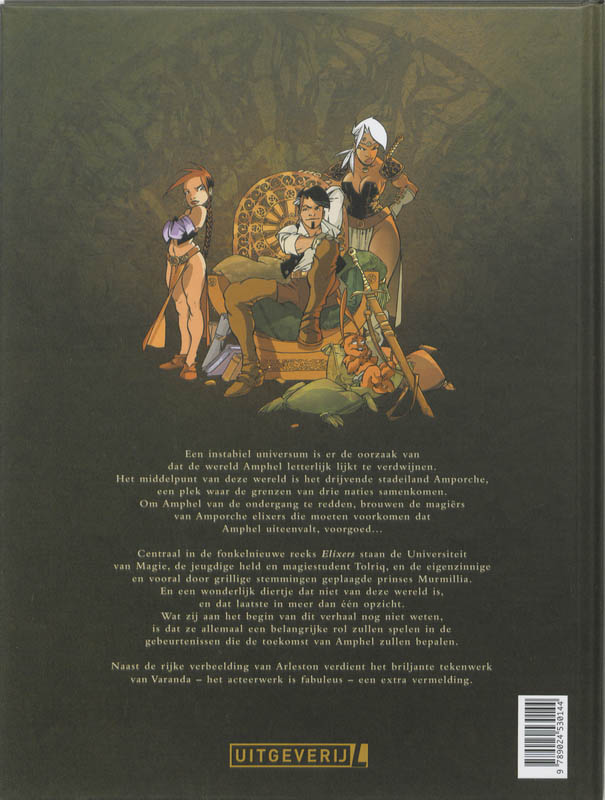 Elixers 1 De toverij van Loxullio achterkant
