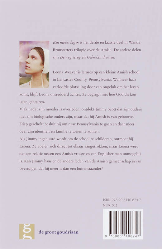 Een Nieuw Begin achterkant