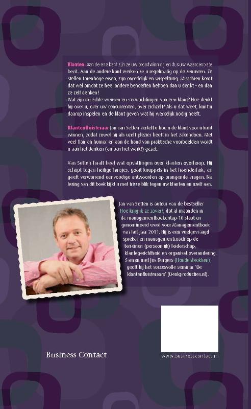 De klantenfluisteraar achterkant