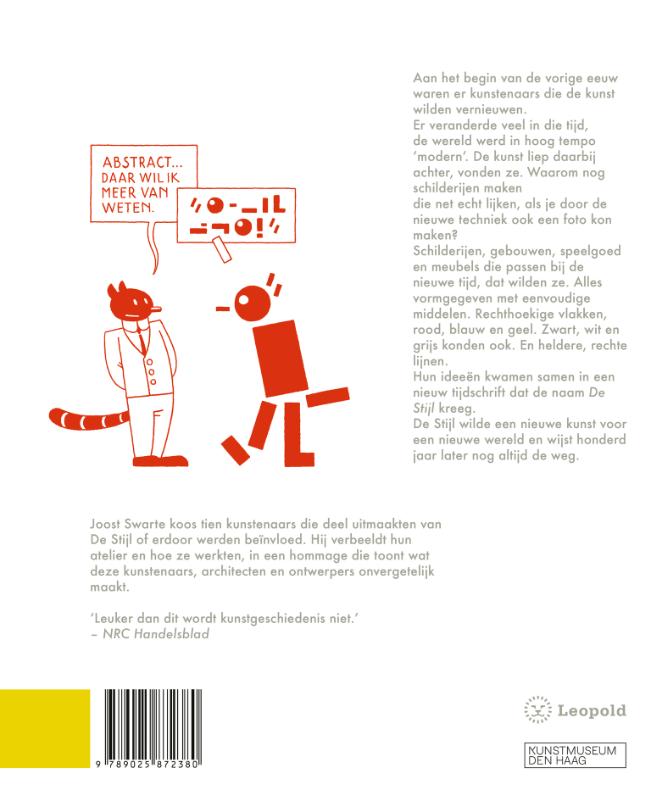 En toen De Stijl / Kunstprentenboeken achterkant