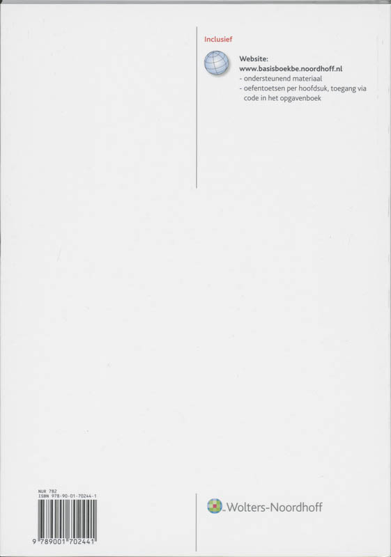 Basisboek bedrijfseconomie uitwerkingen achterkant