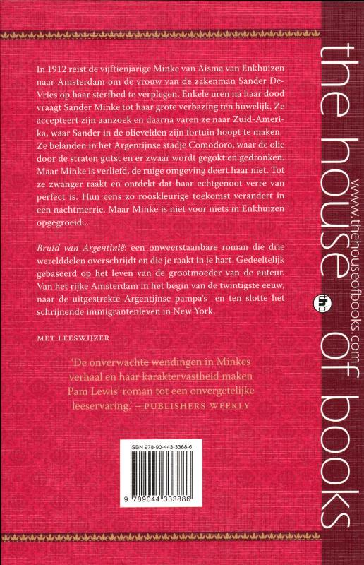 Bruid van Argentinië achterkant