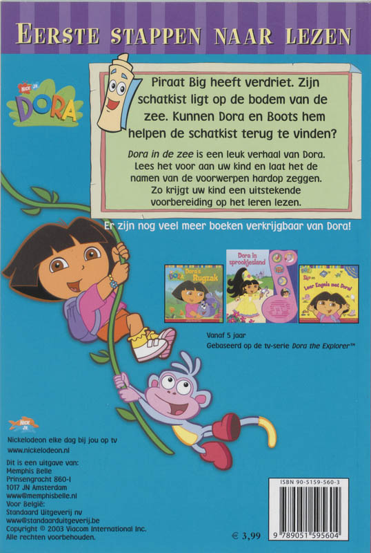 Dora In De Zee achterkant