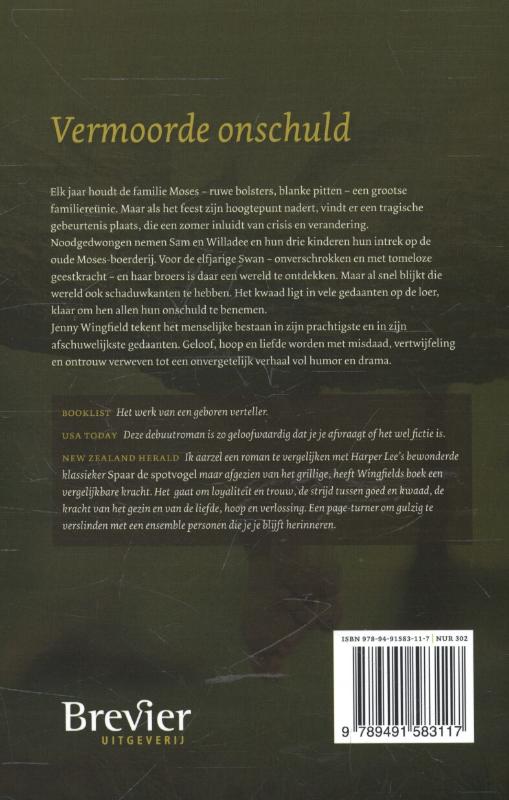 Vermoorde onschuld achterkant