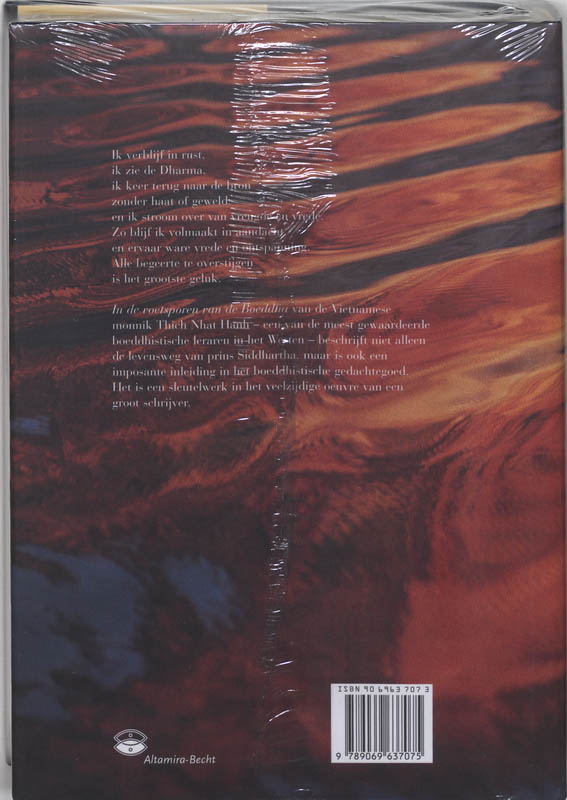 In de voetsporen van de Boeddha achterkant