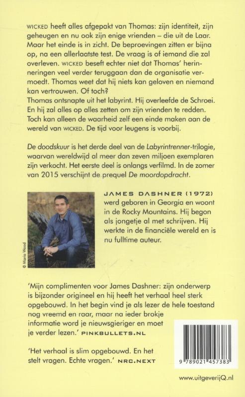 De doodskuur / De Labyrintrenner / 3 achterkant