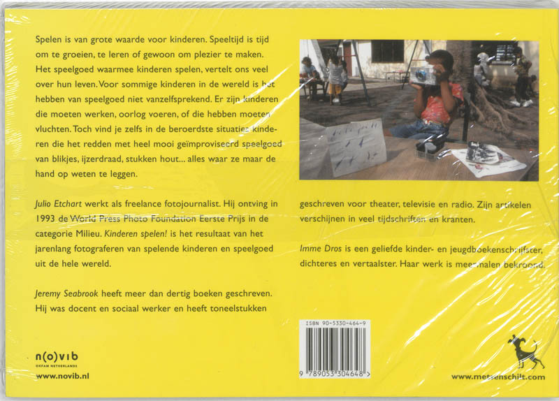 Kinderen spelen! achterkant