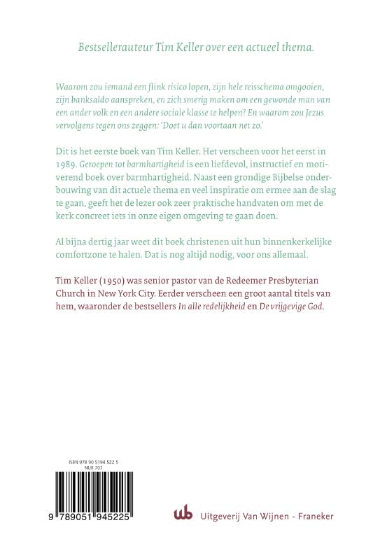 Geroepen tot barmhartigheid achterkant