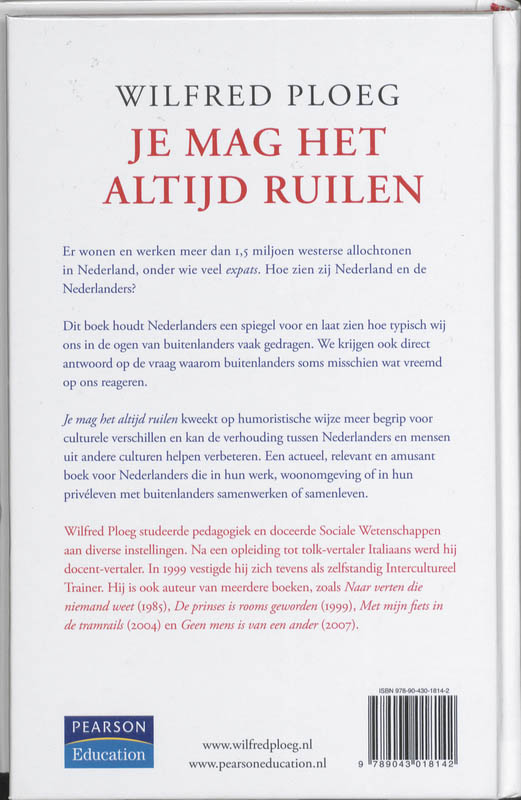 Je mag het altijd ruilen achterkant