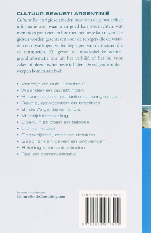 Argentinie / Cultuur Bewust! achterkant