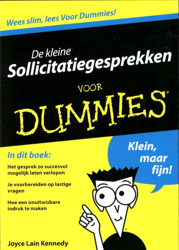 De kleine sollicitatiegesprekken voor Dummies / Voor Dummies