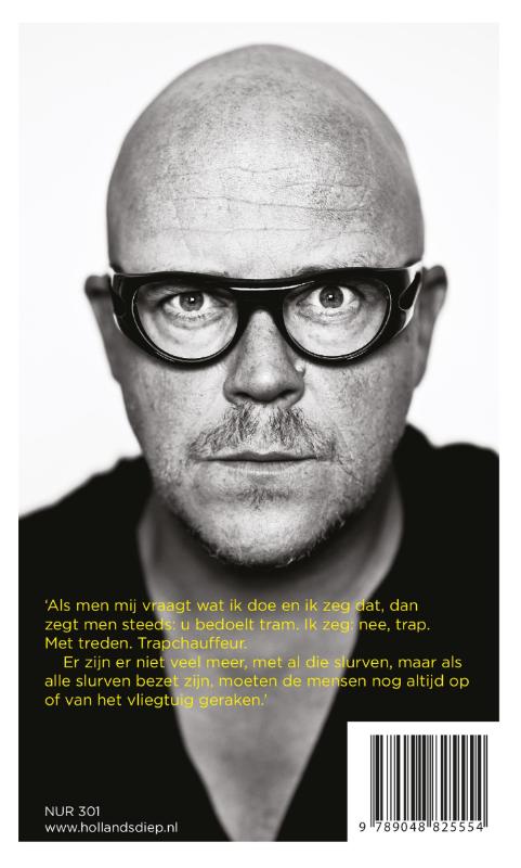 De trapchauffeur achterkant