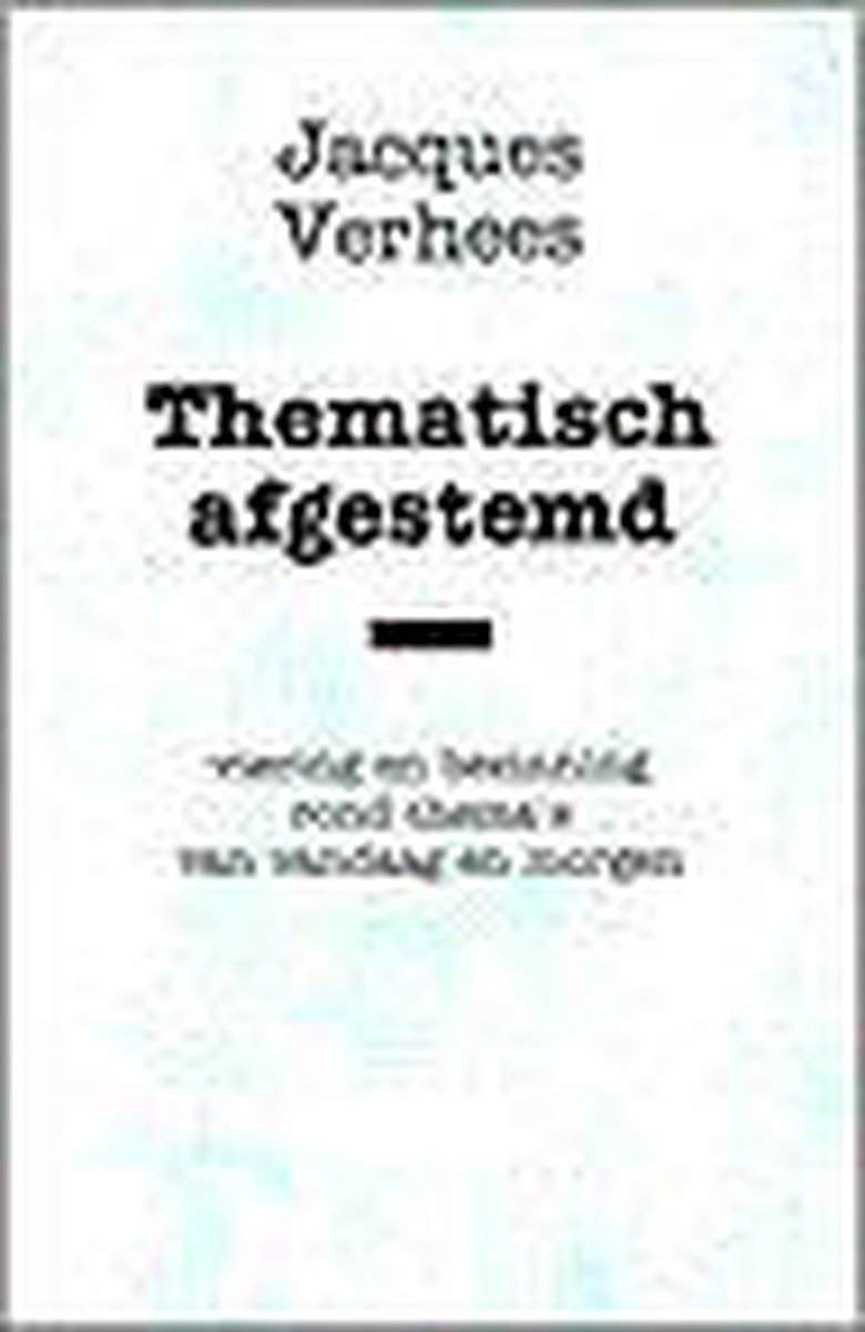 Thematisch afgestemd