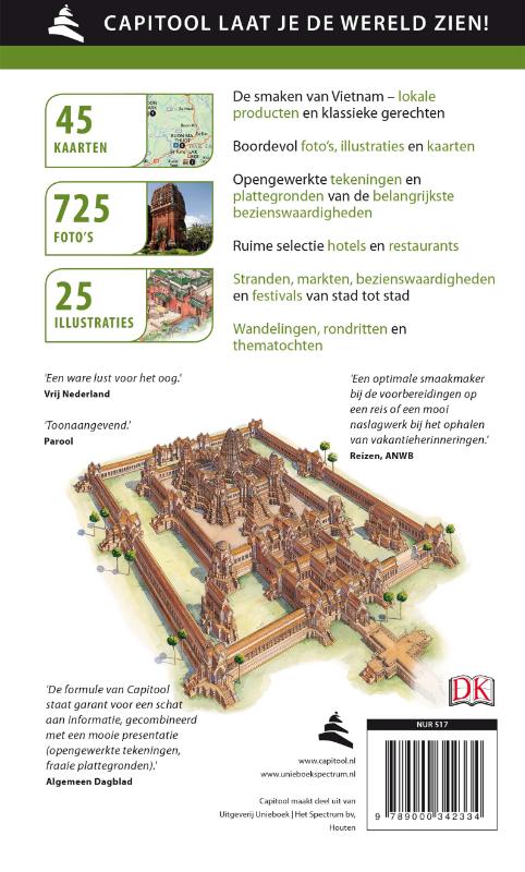 Vietnam / Capitool reisgidsen achterkant