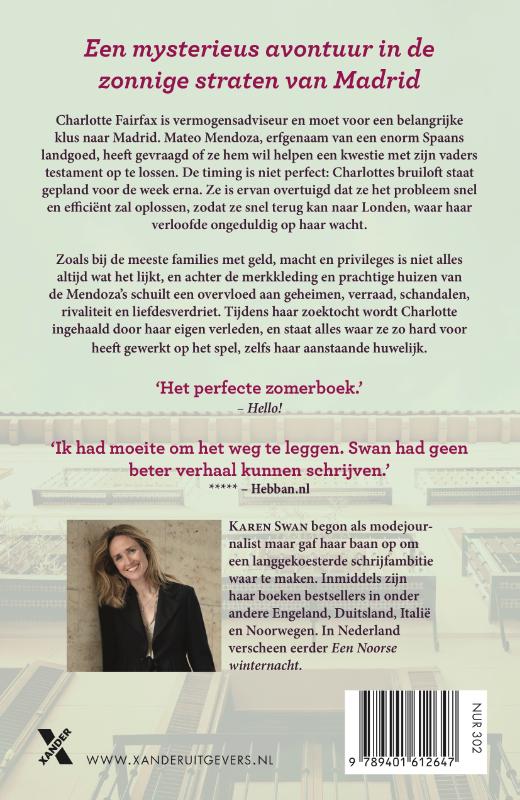 De Spaanse belofte achterkant