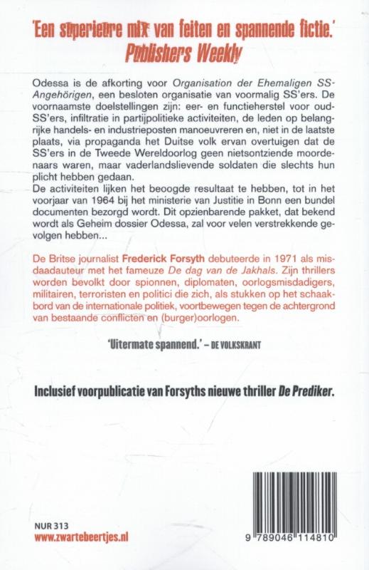 Geheim dossier Odessa achterkant