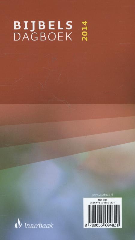 Bijbels dagboek - kracht voor elke dag 2014 - groot achterkant