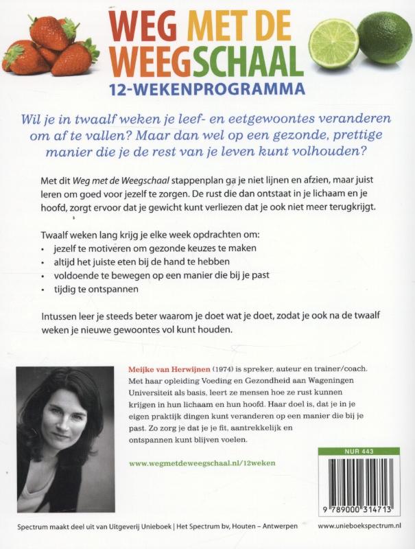 Weg met de weegschaal achterkant