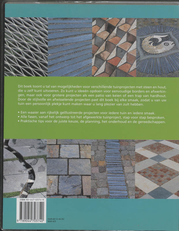 Tuinprojecten met steen en hout / Doe-het-zelf achterkant
