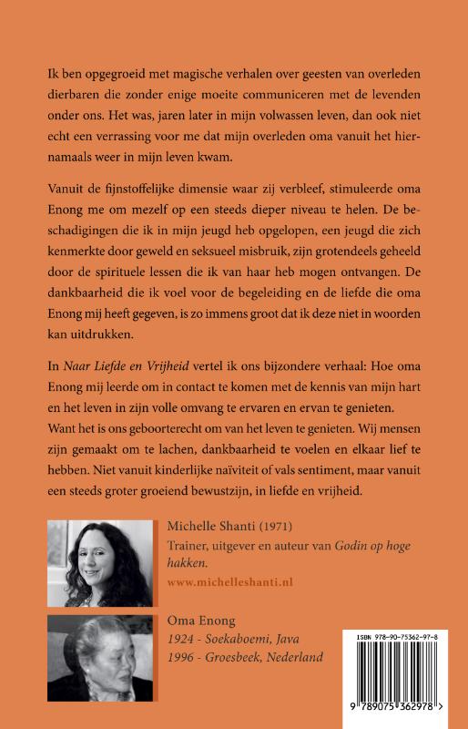 Naar Liefde en Vrijheid achterkant