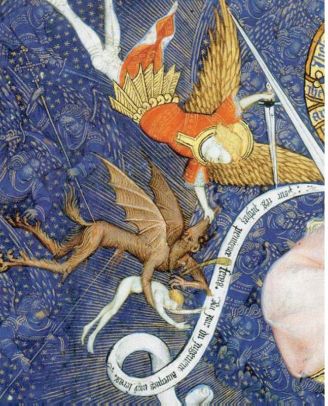 De gekortwiekte engel achterkant