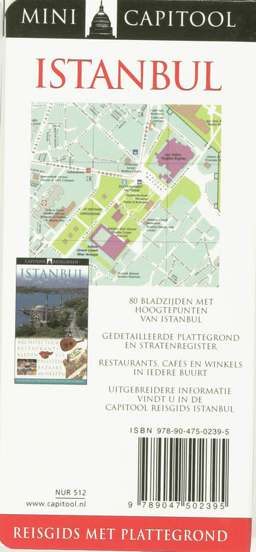 Capitool Mini Istanbul + uitneembare kaart achterkant