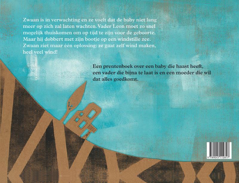 Zwaan laat het waaien achterkant