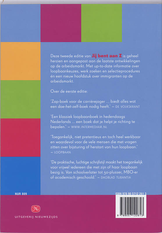 Jij bent aan z achterkant