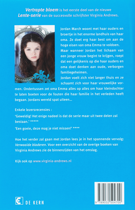 Vertrapte bloem / Lente-serie / 1 achterkant