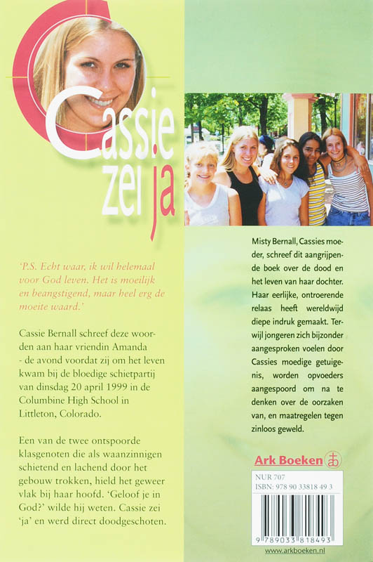 Cassie Zei Ja achterkant