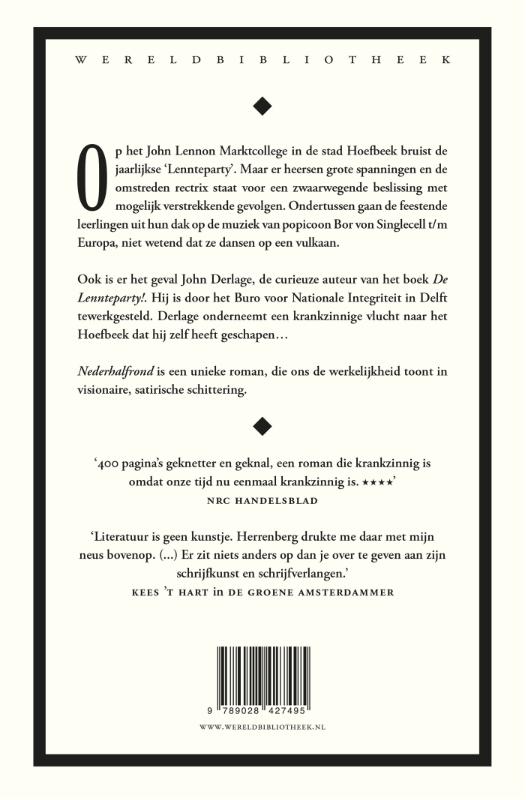 Nederhalfrond / Door het oog van de cycloon / 1 achterkant