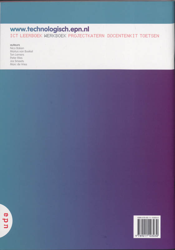 Technologisch 1 Havo/vwo Werkboek B achterkant