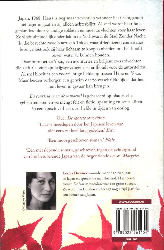 Courtisane en de samoerai achterkant