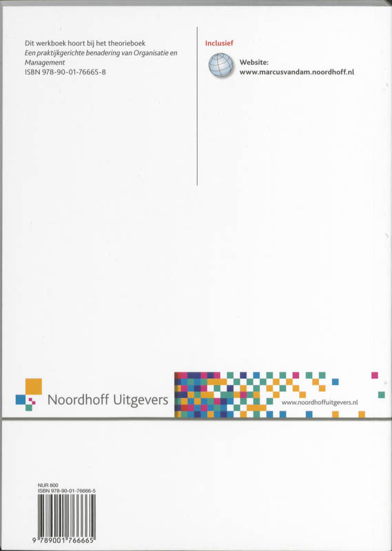 Organisatie en management / deel Werkboek achterkant
