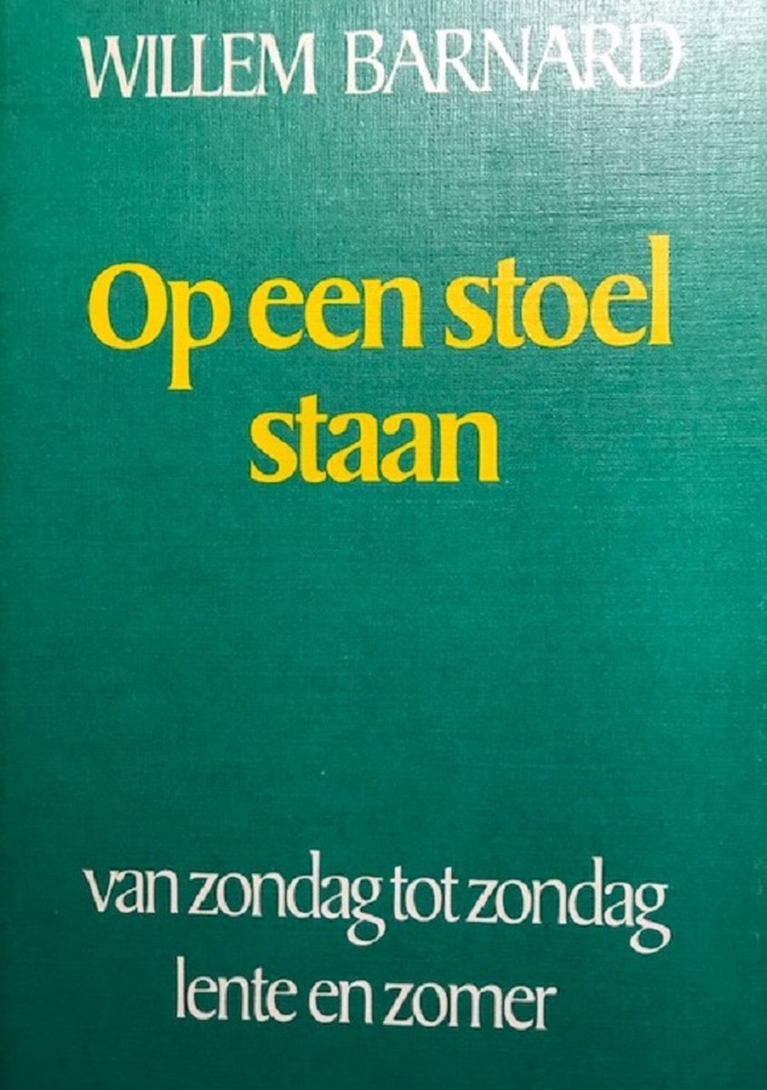 Op een stoel staan 2. Lente en zomer