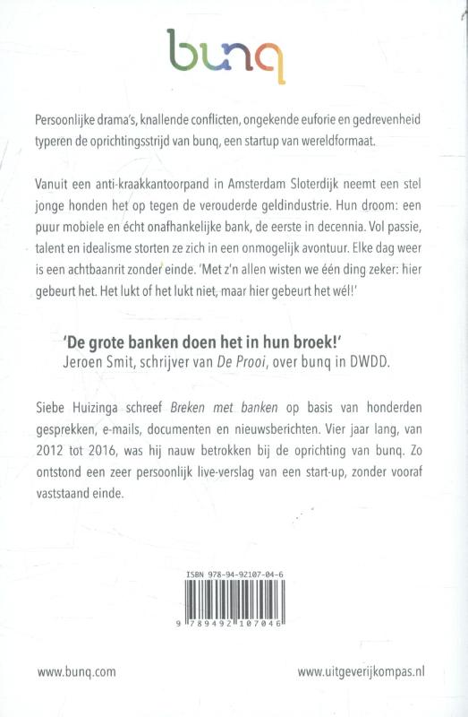 Breken met banken achterkant