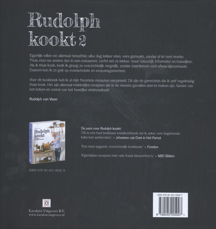 Rudolph kookt 2 2 Hét basisboek voor iedereen achterkant
