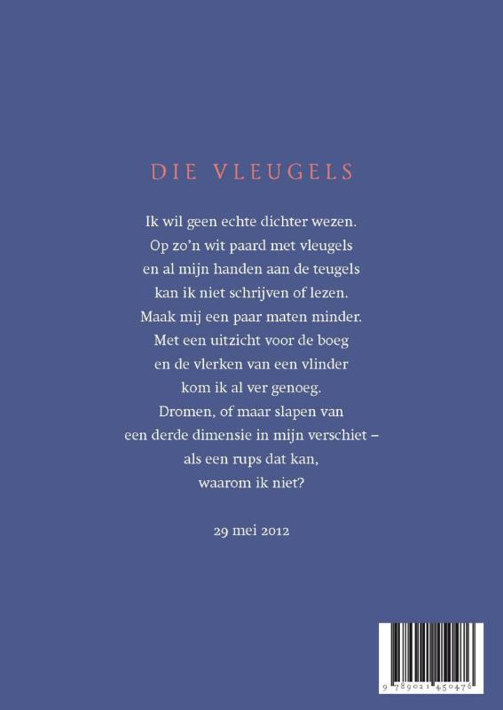 Die vleugels / Die vleugels / 1 achterkant