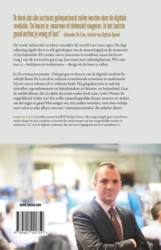 De winnaarseconomie achterkant