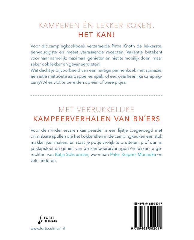 Smakelijk kamperen achterkant