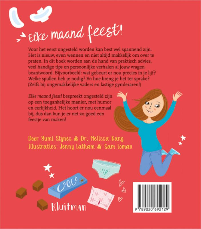 Elke maand feest! achterkant