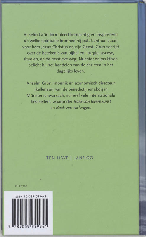 De bronnen van spiritualiteit achterkant