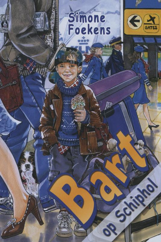 Bart op schiphol